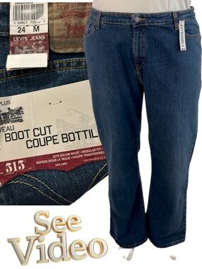 NWT LEVI’s 515 Boot Cut 24M Jeans